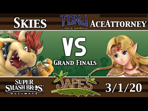 Japes #1 - PC | Skies (Bowser) vs AceAttorney (Zelda) [L] - Smash Ultimate Grand Finals