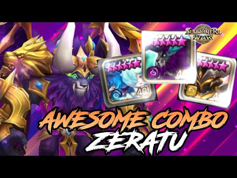 CRAZY COMBO RAMAEL & JUDIAH - SAGAR with ZERATU IN RTA WORLD ARENA [Summoners War : Sky Arena]