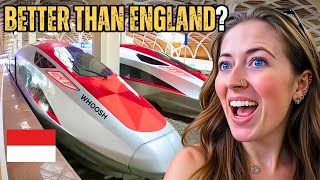 Our FIRST JAKARTA BULLET TRAIN Ride was CRAZY 🇮🇩 Is THIS Really INDONESIA?