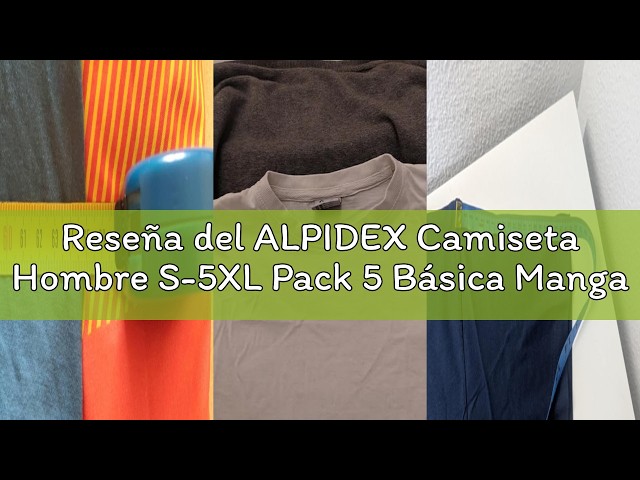 Vídeo relacionado con FULL TIME SPORTS Pack de 4 Camisetas Estampadas Hombre, Manga Corta, 100% Algodón, PRINT-001-PACK-5-L