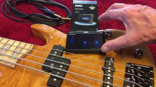 Video thumbnail for Korg GA Custom Chromatic Guitar Tuner Demo and Review 279 by James Boren