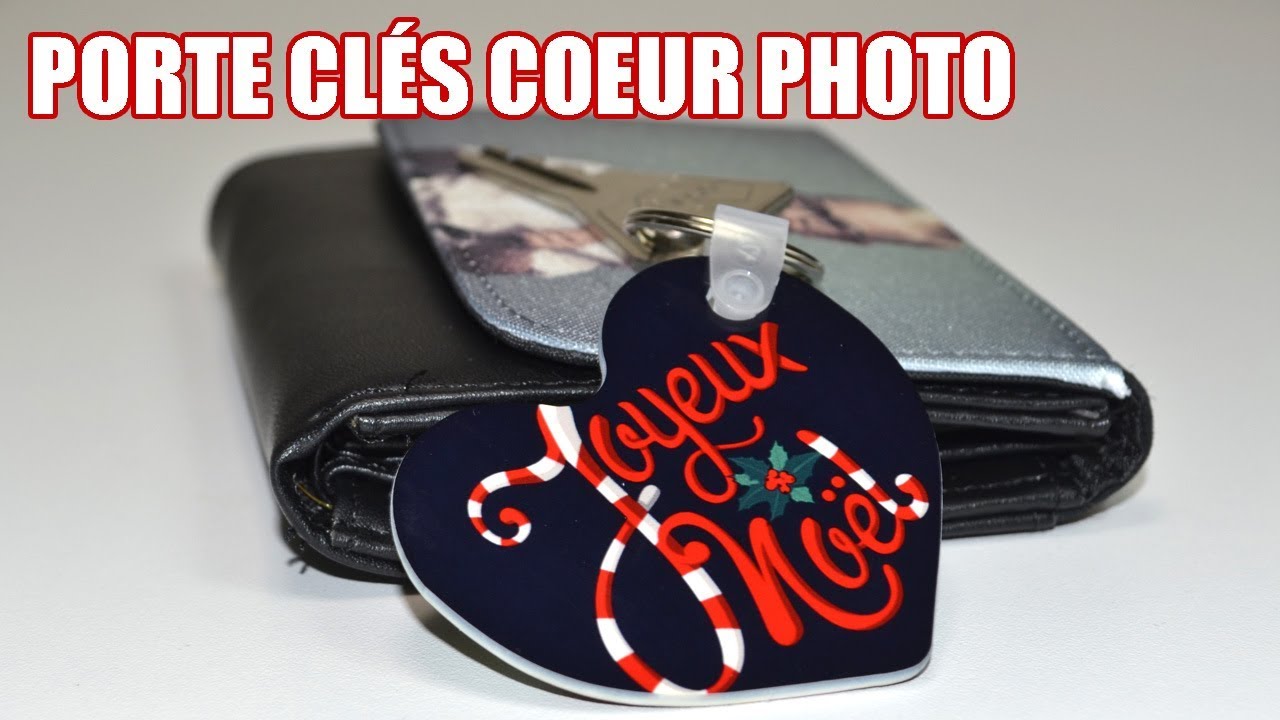 Porte clés coeur personnalisable recto et verso