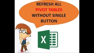 Refresh Pivot Table Automatically when Source Data Changes  #Auto Pivot Table refresh #Pivot Table