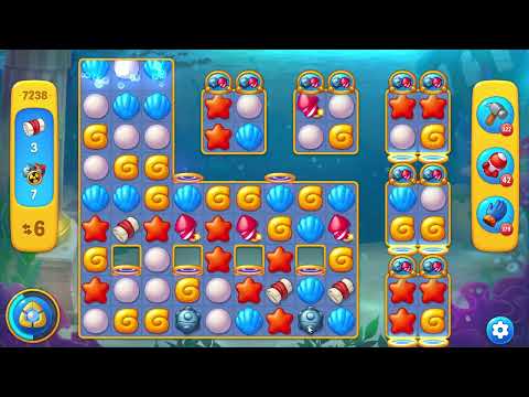 Fishdom 7238 Level - 18 moves - NO BooSTERS