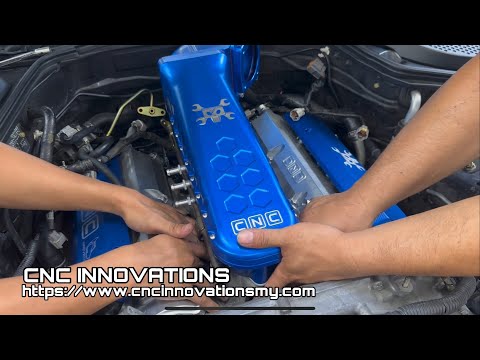 Installing VQ35DE 350Z Billet Valve Cover and Intake Manifold
