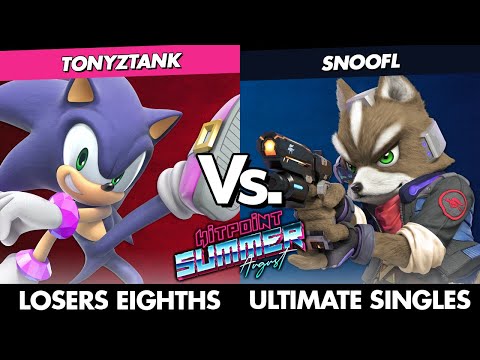 Hitpoint Summer: August LOSERS TOP 8 - TonyZTank (Sonic) Vs. SNooFL (Fox) SSBU