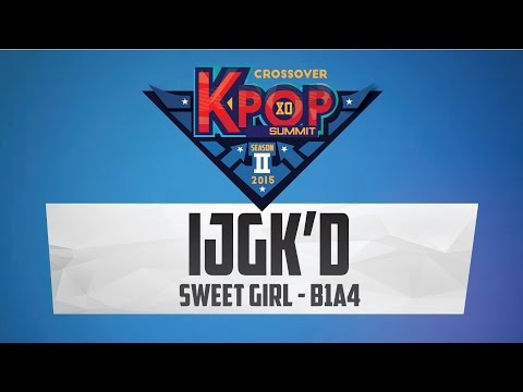 28. IJGK'd - Sweet Girl (B1A4) @ Kpop Summit 2015 S2 Night Show