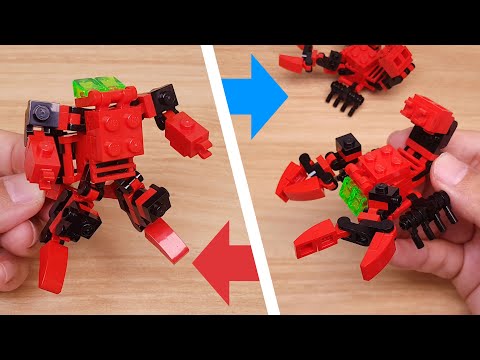 Mikro-Transformator-Mech aus LEGO-Steinen – Red Scorpion / Bald kommt etwas Großes!