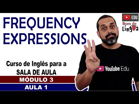 Frequency Expressions com exercícios (Inglês para sala de aula)