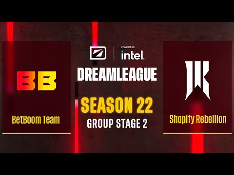 Dota2 - BetBoom Team vs Shopify Rebellion - Game 2 - DreamLeague Season 22 - Group Stage 2