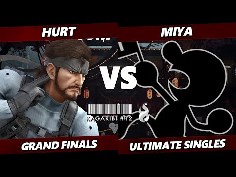 Kagaribi 12 GRAND FINALS - Miya (Game & Watch) Vs. Hurt (Snake) Smash Ultimate - SSBU