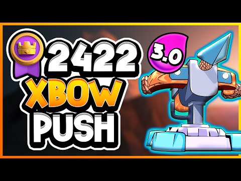 Top 2000 Ladder Push With 3.0 Xbow Cycle 🏹 — Clash Royale