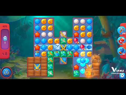 Fishdom. 9211 hard level no boosters and diamonds. 14 moves