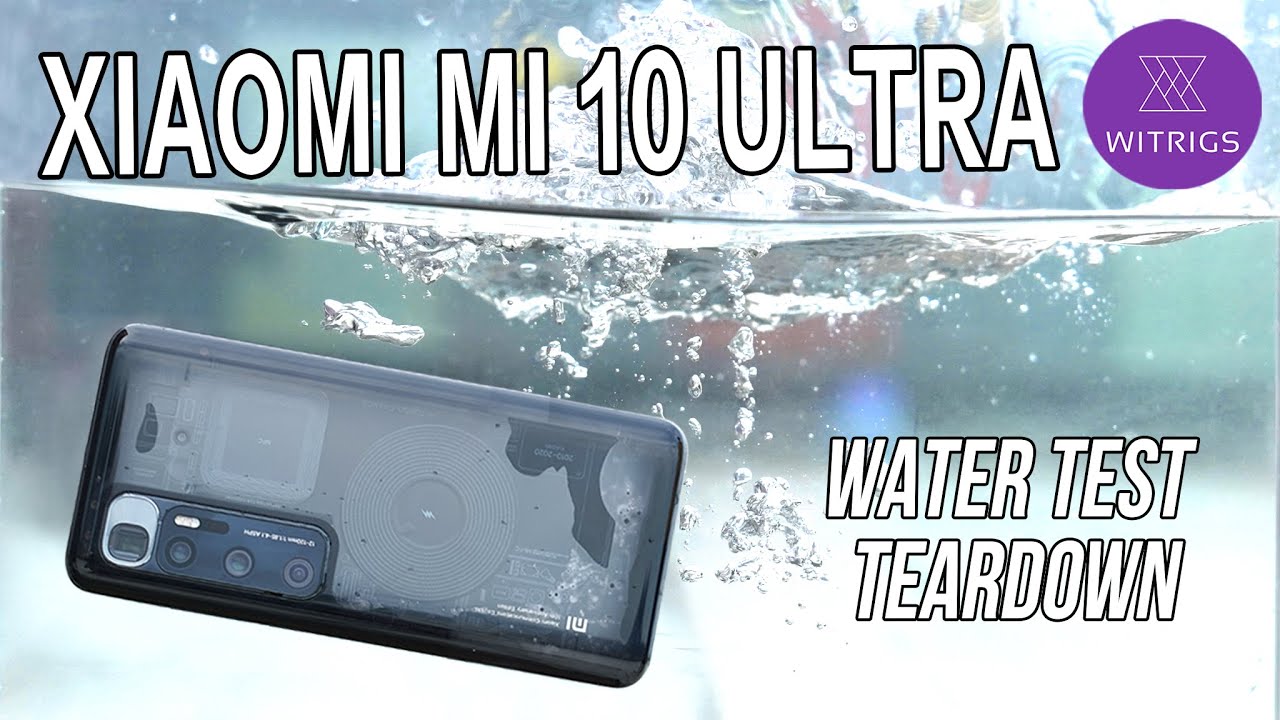 Xiaomi Mi 10 Ultra Waterproof Test