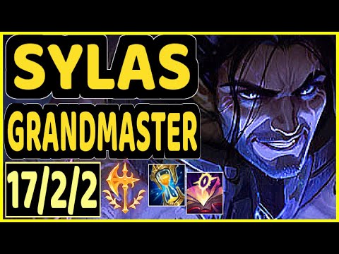 NOMANZ (SYLAS) - 17/2/2 KDA GAMEPLAY - EUW Ranked GRANDMASTER