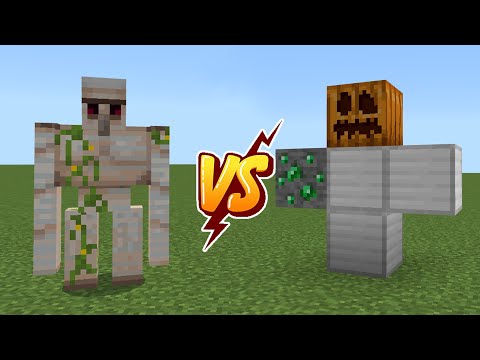 iron golem VS emerald golem hand