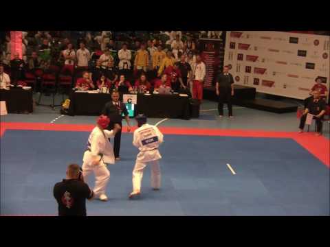 EC2017 Kumite Junior Boys 65 70 kg Michał Kamiński Poland AKA Vs Gergő Iglódi Hungary SHIRO