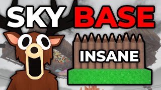 Making The Most INSANE SKY BASE In 99 Nights In The Forest!