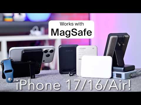 Best Slim & 25W Qi2 MagSafe Battery Packs in 2025 (iPhone 17/16/Air)