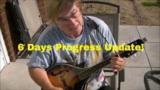Video thumbnail for Fender FM 100 Mandolin 6 Days Progress Update by Susan Millard