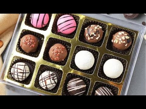 Tanisha eating chocolates, yummy chocolates