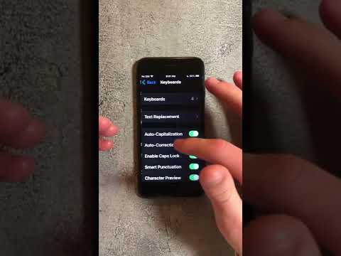 How To Turn Off Auto-Capitalization On iPhone #Shorts