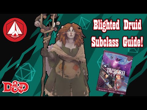 NEW Blighted Druid Subclass Guide - Tal'Dorei Reborn Critical Role Campaign Setting