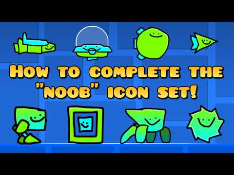 How to complete the silly icon set in Geometry dash!