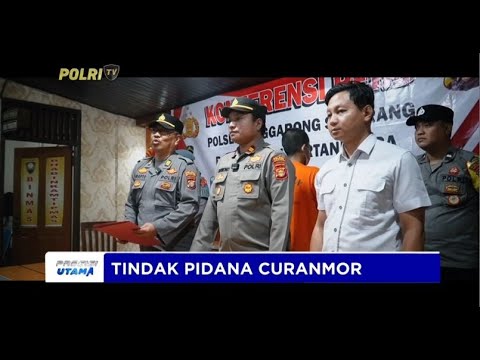 POLSEK TENGGARONG RILIS KASUS CURANMOR