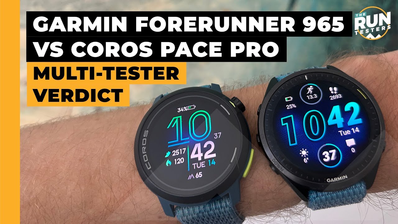 Garmin Forerunner 965 vs Coros Pace Pro: Three runners pick between two top sports watches
