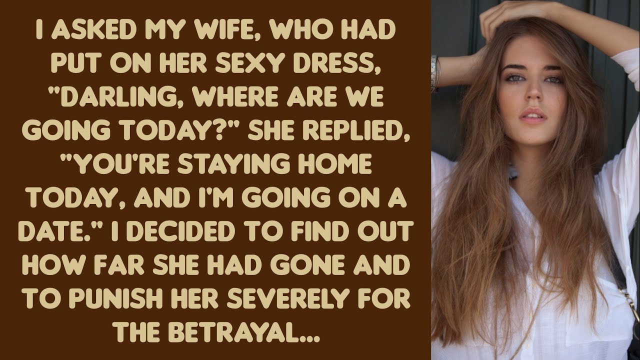 I found out that my wife was cheating on me when I started following her.I kicked her out of my life