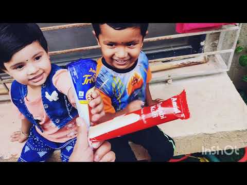 Baby viveka eating icecream🍦 with shiv dada.. 😋😋😋👫#icecreamlove#kidsvideos