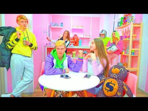 ¡Chico malo en la escuela de Diana! ¡Las porristas están atónitas! ¡El hermano de Smile es guapo!