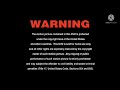 Warning Screen