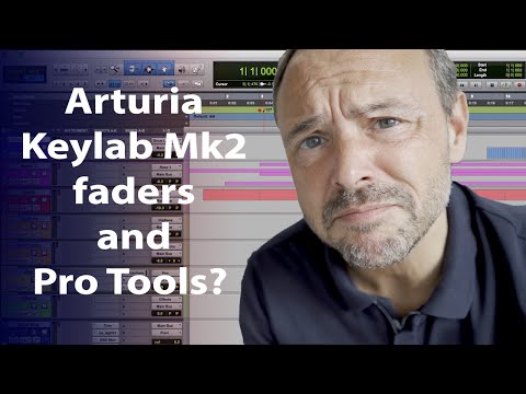 Arturia Keylab Mkii Faders and Pro Tools?