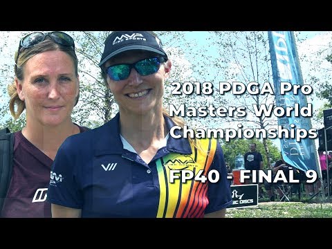 2018 PDGA Pro Masters World Championships • FP40 • Final 9 • Kimberly Giannola & Courtney McCoy