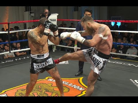 Muay Thai - Richard Fanous vs Barrie Oliver - Rebellion Muay Thai 11, Melbourne, Australia