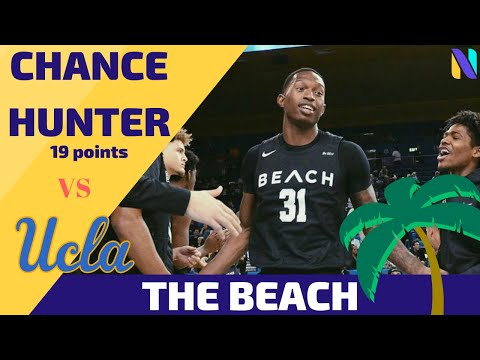 Chance Hunter Long Beach State 19 PTS  vs UCLA Bruins | MAKES DEFENDER TOUCH EARTH!!