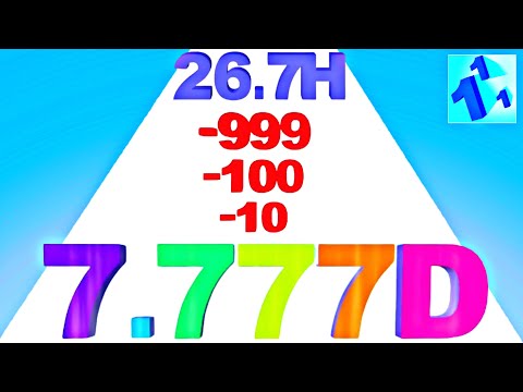 NUMBER MASTER - Number Merge Run: Shooting - Gameplay Walkthrough Android iOS