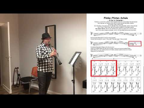 Klarinette lernen - G-Dur in Varianten 1 (Böhm Klarinette)