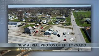EF1 tornado causes damage in Salem, IL