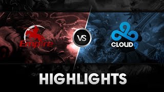 Highlights from Team Empire vs Cloud 9 (Game 2) @ joinDOTA League Europe Season 1 - Final