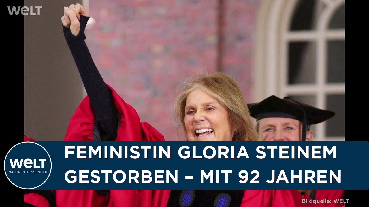 NACHRUF: Frauenrechtlerin Gloria Steinem stirbt mit 92 Jahren – ihr Kampf bleibt unvollendet