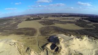 preview picture of video 'Flight over coast at Rubjerg Knude'