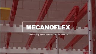 Sistem de cofrare flexibil pentru executarea oricarui planseu de beton Mecanoflex