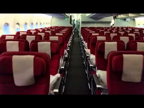 Qantas A380 cabin walkthrough - main deck