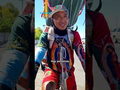 “Hasta donde me lleve la virgen”: Promesa sobre ruedas