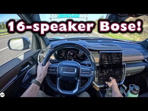 2026 GMC Acadia Denali Ultimate – Bose 16-speaker Performance Series Sound System Review