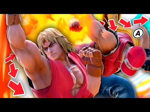 ASÍ SE HACEN LOS INPUTS DE RYU, KEN, TERRY Y KAZUYA EN SMASH