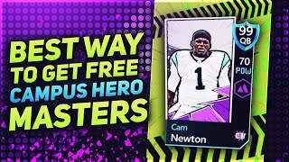HOW TO BEST COMPLETE CAMPUS HERO MASTERS!! F2P GRIND GUIDE!! | MADDEN MOBILE 20